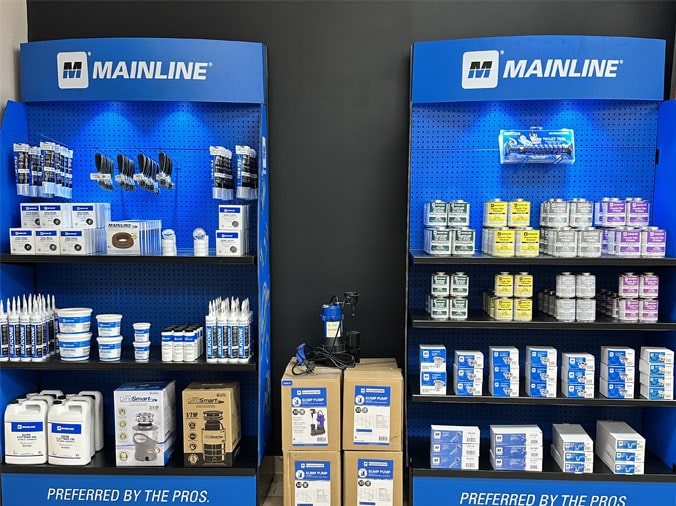 Mainline plumbing supplies available at McDonald Supply Dubuque