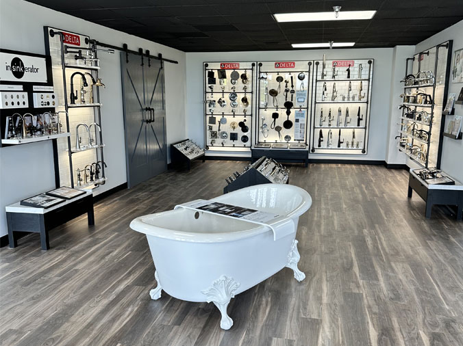 Kitchen & Bath showroom interior image at McDonald Supply Dubuque